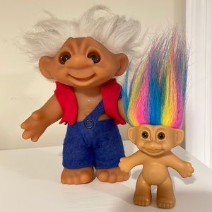 Troll Dolls 1977 Thomas Dam Denmark - & Russ